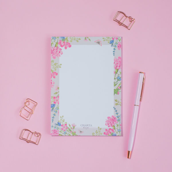 Trhací blok To do list A6 flora pink