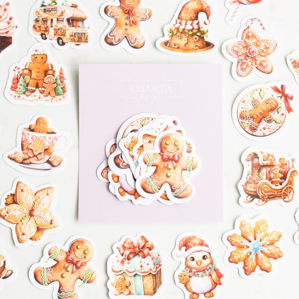 nálepky gingerbread