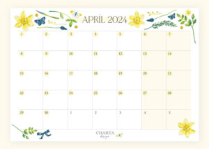 mesacny planovac april