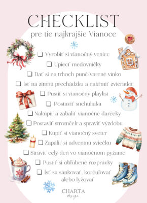 vianočný checklist