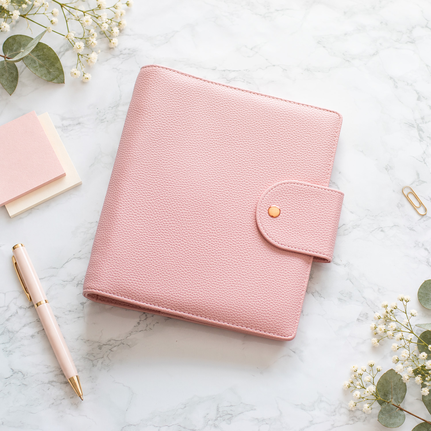 karisblok_charta_rosegold_pink karisblok v ružovej farbe s rosegold detailami